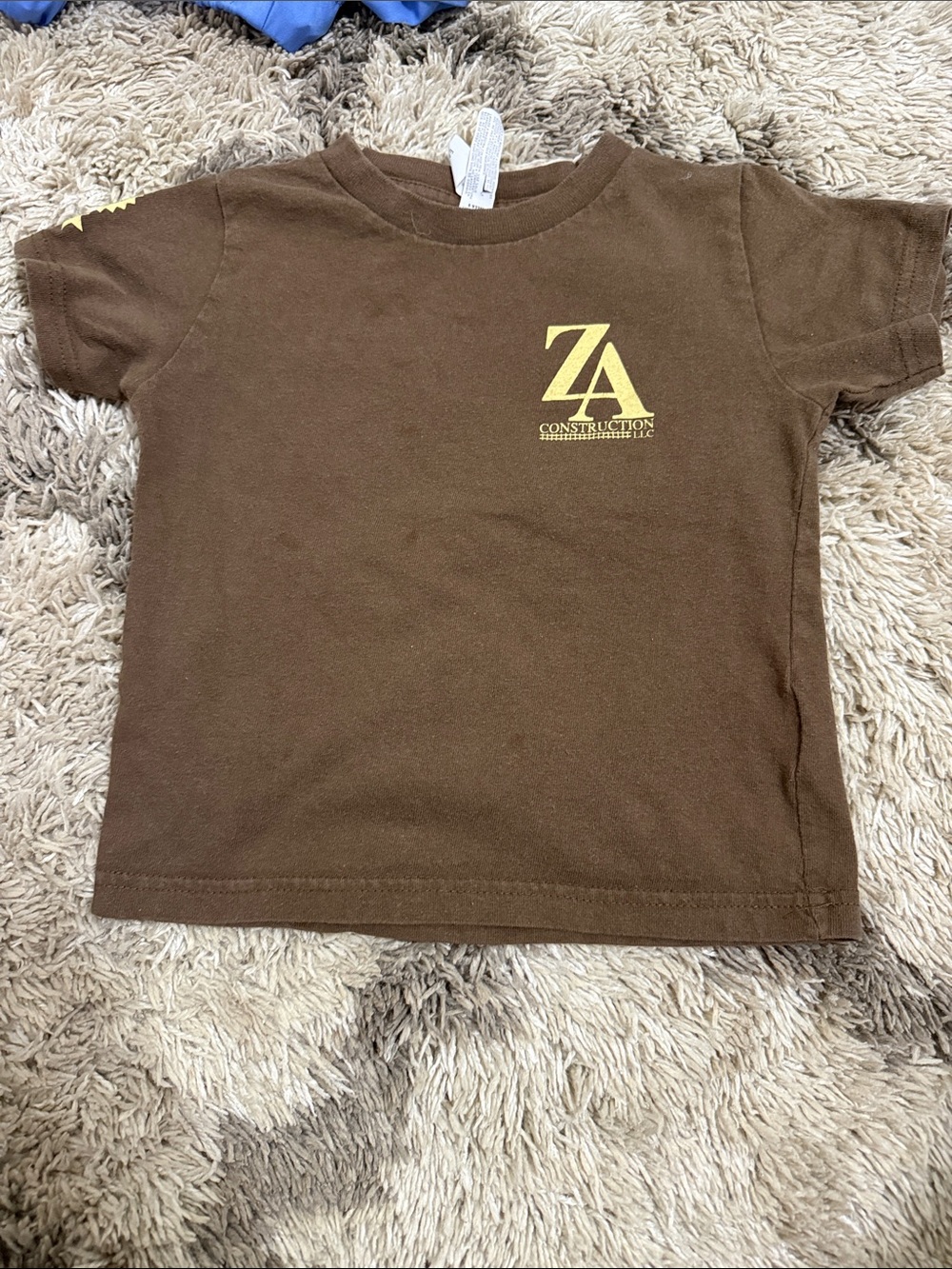 Garanimals Brown Short Sleeve Tee with Yellow Logo